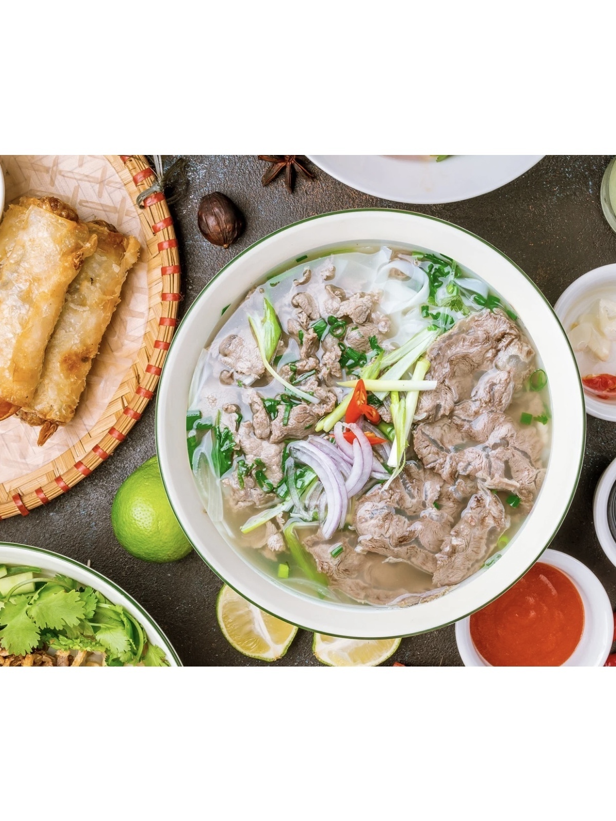 2)Zupa pho wołowina mała