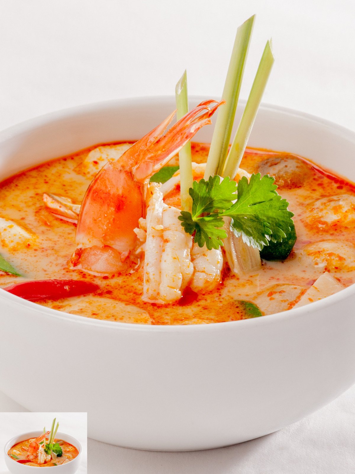 7) tom yum z krewetkami