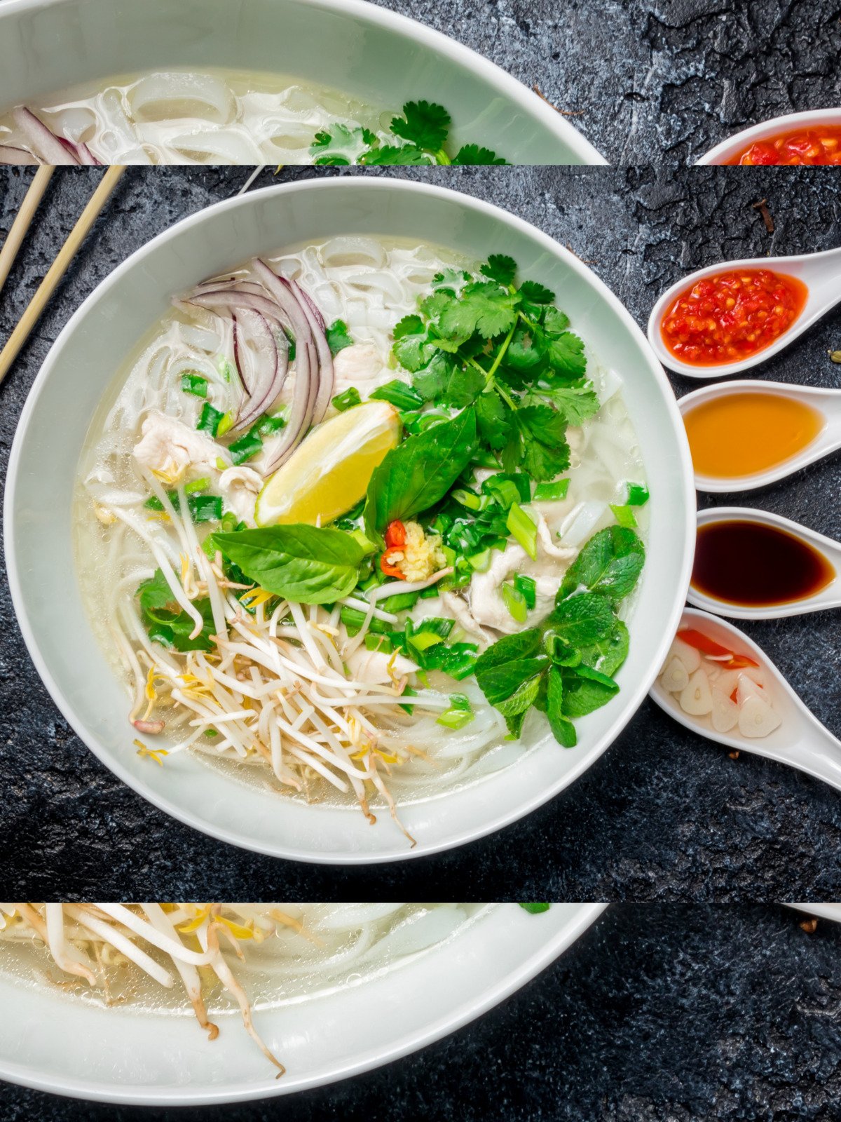 1) Zupa z kurczakiem mała