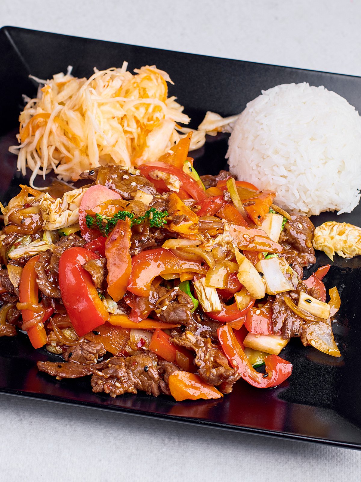 46) wołowiną po seczuansku na ostro