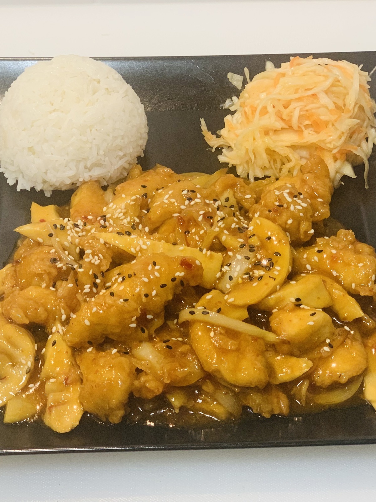 Kurczak bambus na ostro